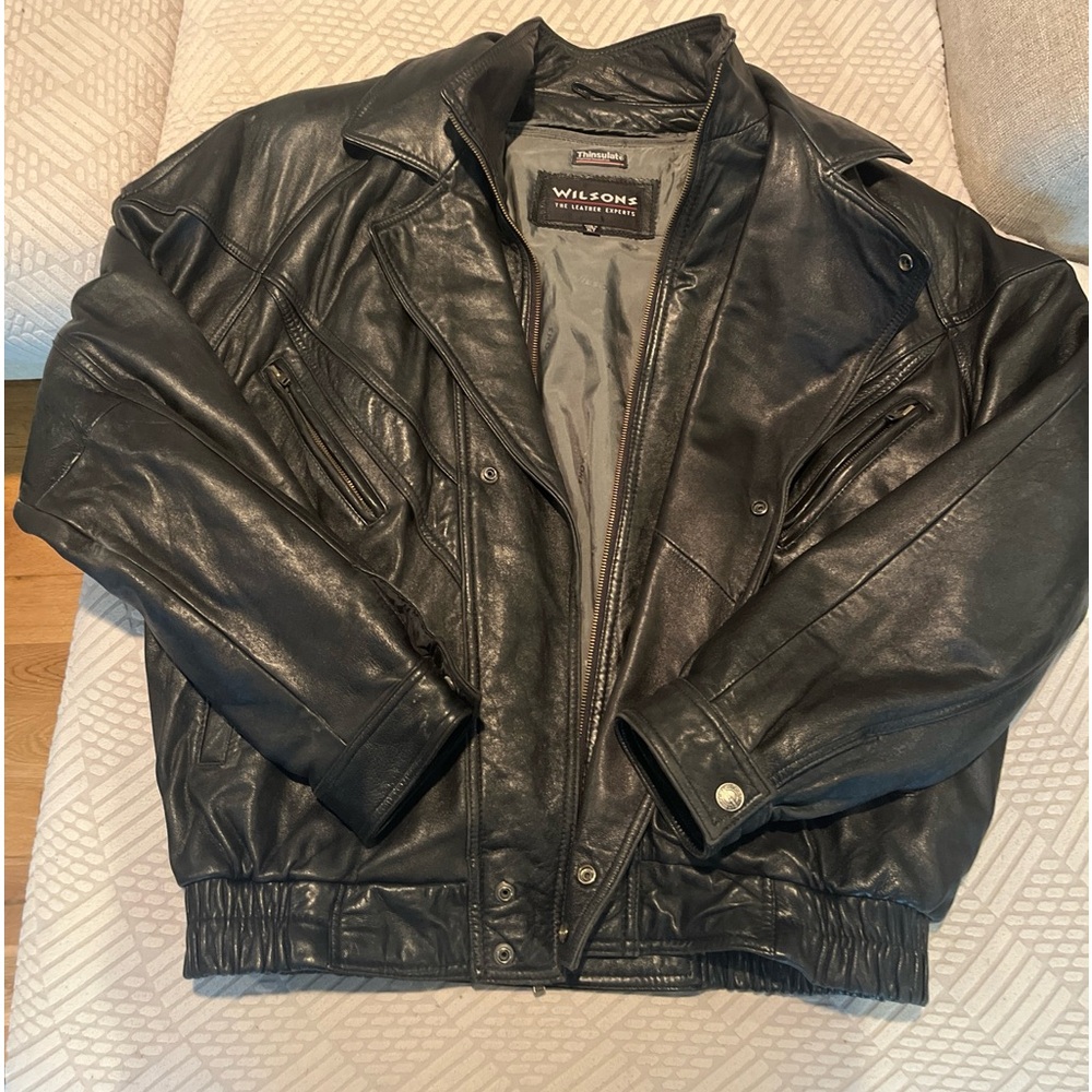 Wilson’s leather jacket mens xlt